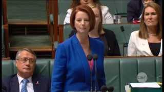 Julia Gillards misogyny speech [upl. by Nwavahs]