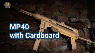 How To Make MP40 That Shoot with Cardboard [upl. by Cati]