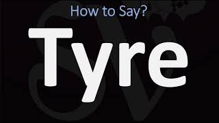 How to Pronounce Tyre BIBLE Lebanon [upl. by Nelleus368]