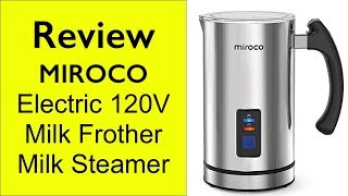 Review Miroco Milk Frother  How to make froth milk at home [upl. by Alejandra]