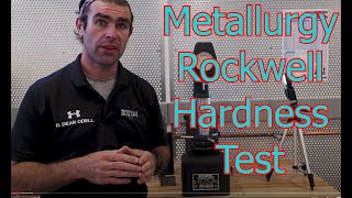 Rockwell Hardness Test Demonstration [upl. by Steady]