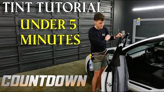 How to Tint a Window UNDER 5 MINUTES [upl. by Babb276]