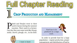 NCERT Class 8 science chapter 1 reading part 1 crop production and management class8sciencekeywords [upl. by Arsi]