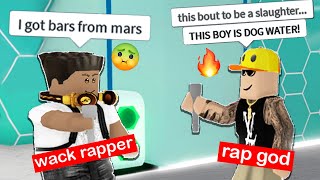 ROBLOX RAP BATTLES but im a RAP GOD [upl. by Anitsyrk]