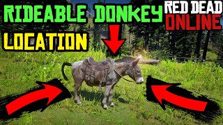 Donkey amp Mule Location  Red Dead Online [upl. by Politi]