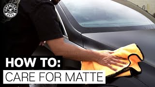 How To Clean Your Matte Finish With Meticulous Matte  Chemical Guys [upl. by Desmund]