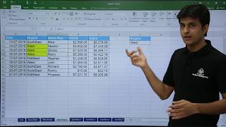 MS Excel  Advanced Filters [upl. by Aural640]