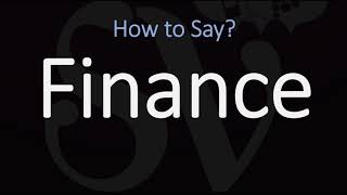 How to Pronounce Finance 3 WAYS British amp American English Pronunciation [upl. by Namien]