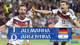 Alemanha x Argentina  melhores momentos 720p copa do mundo Brasil 2014 [upl. by Gensler]