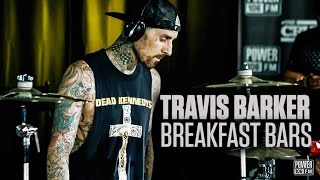 Travis Barker LIVE Drum Set On The Cruz Show  Breakfast Bars [upl. by Tien]