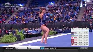 Katelyn Ohashi UCLA 2018 Nationals Semifinals Floor 99625 [upl. by Svoboda837]