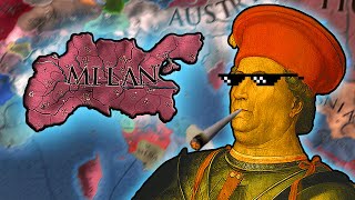 EU4 Milan Guide  THE STRONGEST Playing Tall Nation [upl. by Yttam]