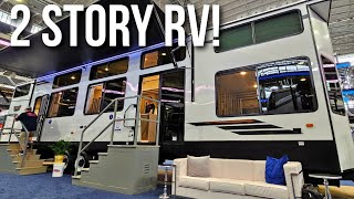 Two Story RV The enormous Grand Lodge Salem 42View [upl. by Laiceps]