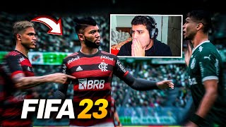 FIFA 23 MAS COM O MELHOR MOD do BRASILEIRÃO 2023 [upl. by Aynekal401]