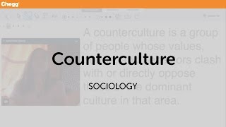 Counterculture  Sociology  Chegg Tutors [upl. by Parnell717]