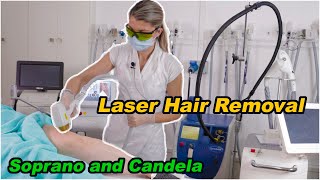 Laser Hair Removal  using Soprano Ice Platinum Laser amp Candela Laser Best Hair Removal in 2021 [upl. by Liddle398]