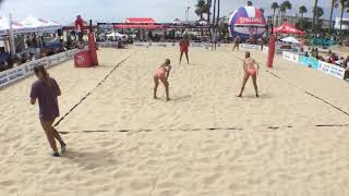 15U Final  AAU Beach Volleyball 2019  National Championships  Hermosa Beach [upl. by Iden]