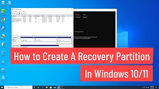 How to Create A Recovery Partition In Windows 1011 [upl. by Ahsiugal894]