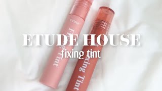 ETUDE HOUSE  fixing tint 🌷 [upl. by Ynwat706]