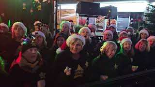 WHAT CHRISTMAS MEANS TO ME Rock Choir at Birkdale Lights Switch On 1st December 2024 [upl. by Dupuis805]