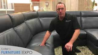 Natuzzi Editions C007 Lapo Product Review  Colliers Furniture Expo [upl. by Leinehtan]