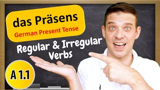 German Tenses  The German Present Tense Explained  A1 Beginner [upl. by Otreblon]