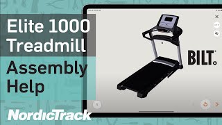 Elite 1000 Treadmill NTL990201 How to Assemble [upl. by Lupee62]