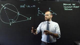 Proving the tangent secant theorem [upl. by Bugbee]