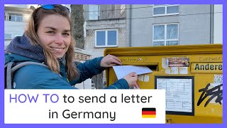 📮 How to SEND A LETTER in Germany A COMPLETE GUIDE for EXPATS [upl. by Aettam683]