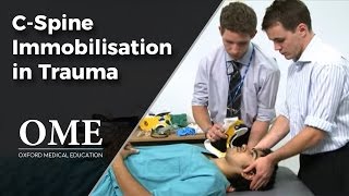 CSpine Immobilisation in Trauma [upl. by Sivraj]