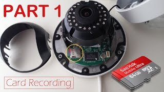 PoE Hikvision IP Camera microSD Card Recording Step by Step Tutorial  Part 1 [upl. by Erehpotsirhc741]