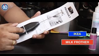 IKEA MILK FROTHER Review amp Battery Installation [upl. by Ellehcit]