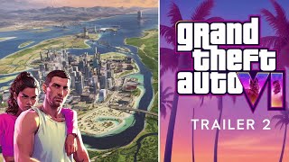 OFFICIAL GTA 6 TRAILER 2 IN MARCH 🔥 GTA 6 Map Miami Vice City AND MORE [upl. by Aivital]