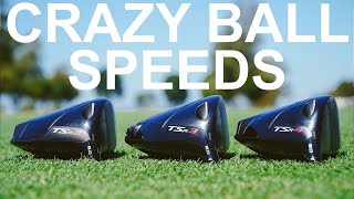 CRAZY BALL SPEED TITLEIST TSR DRIVERS [upl. by Neelon]