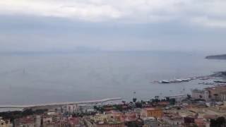 Overview on Naples gulf from Villa Floridiana [upl. by Ynneh]