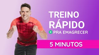 TREINO RÁPIDO PARA EMAGRECER  Exercício em Casa [upl. by Gascony]