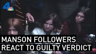 Charles Manson Followers React to Verdict  From the Archives  NBCLA [upl. by Gillett]