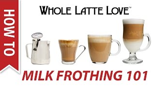 Milk Frothing for Beginners [upl. by Klara217]