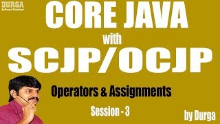 Core Java with OCJPSCJP Operators amp Assignments Part3  instanceof bitwise operator [upl. by Yusuk]