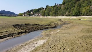 Sécheresse à VillersleLac Doubs  un paysage de désolation [upl. by Garnett]