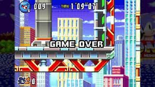 Sonic Advance 3  Game Over GBA [upl. by Brenn]