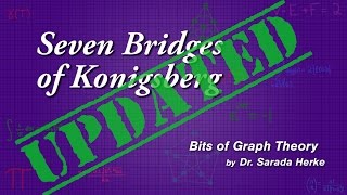 Graph Theory 01 Seven Bridges of Konigsberg [upl. by Aeila]