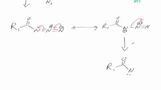 The Curtius reaction Reaction mechanism chemistry tutorial [upl. by Uchish]