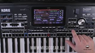 korg Pa1000 MG manual introduction [upl. by Elrak]