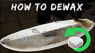 How To Remove Surfboard Wax From A Surfboard [upl. by Newo]