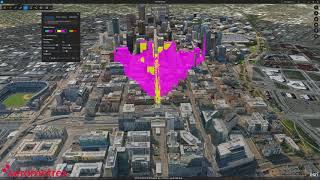 Aerometrex Denver Earth Viewshed demo [upl. by Mclyman]