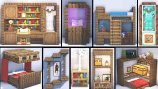 Minecraft 20 Interior Decorations Ideas and Design [upl. by Oal]