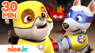 Superhero Rubble Rescues in Adventure Bay w PAW Patrol  30 Minute Compilation  Rubble amp Crew [upl. by Carlie]