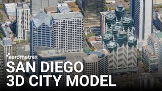 San Diego Aerometrex 3D Model [upl. by Newell908]