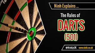 The Rules of Darts 501  EXPLAINED [upl. by Block914]